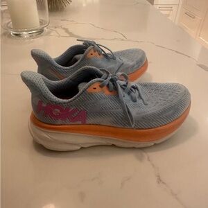 Hoka Shoes - Blue and Orange